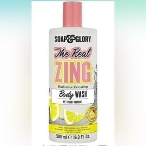 Soap & Glory The Real Zing Radiance Boosting Body Wash Citrus Scented